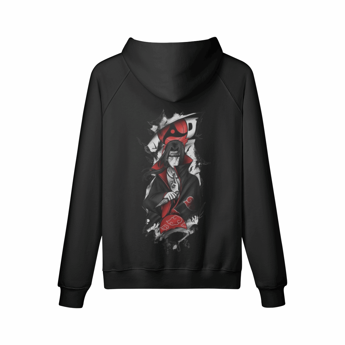 Itachi x Naruto - Oversized Hoodie (Front & Back)