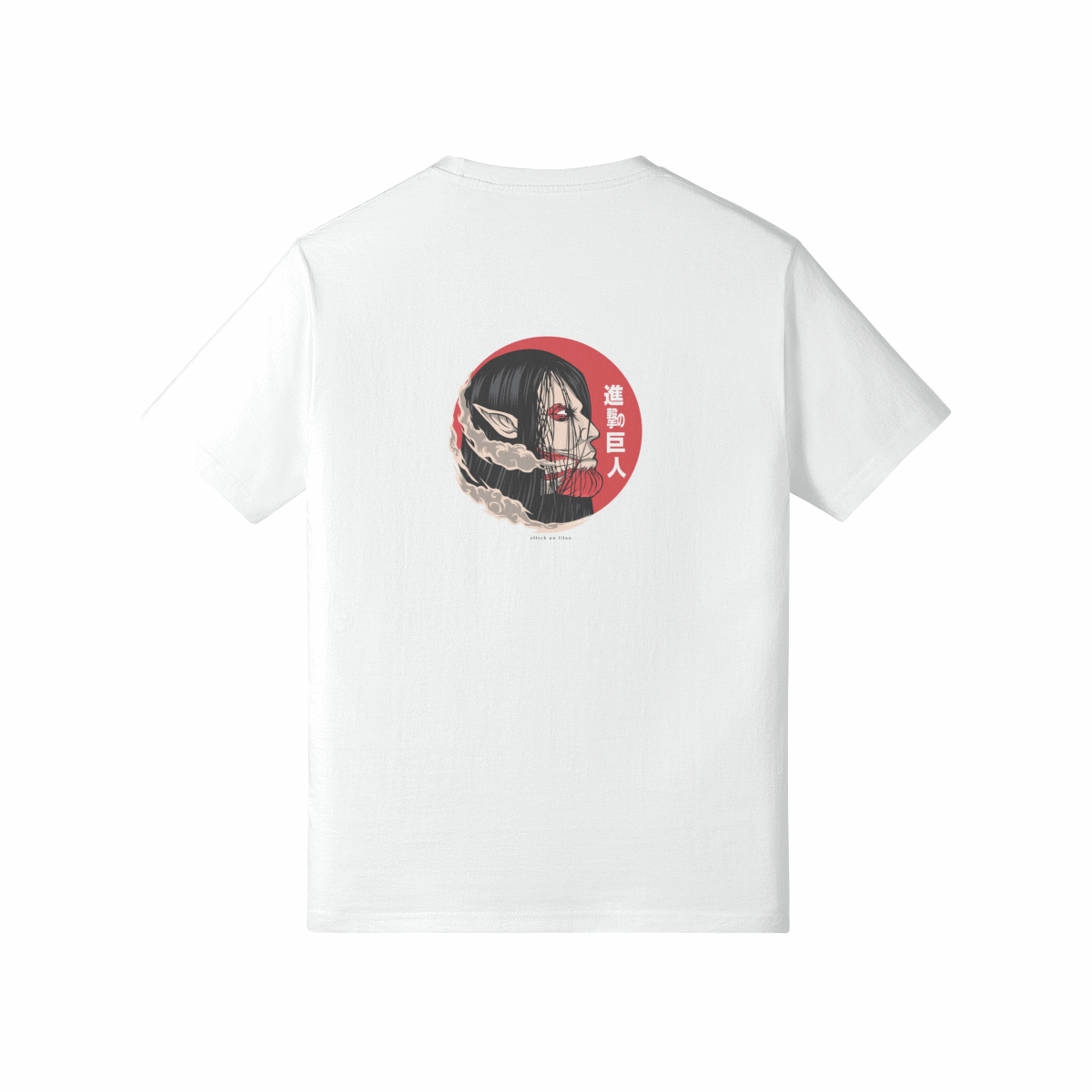 Eren Titan Badge x Attack on titan - Standard T-Shirt (Back)