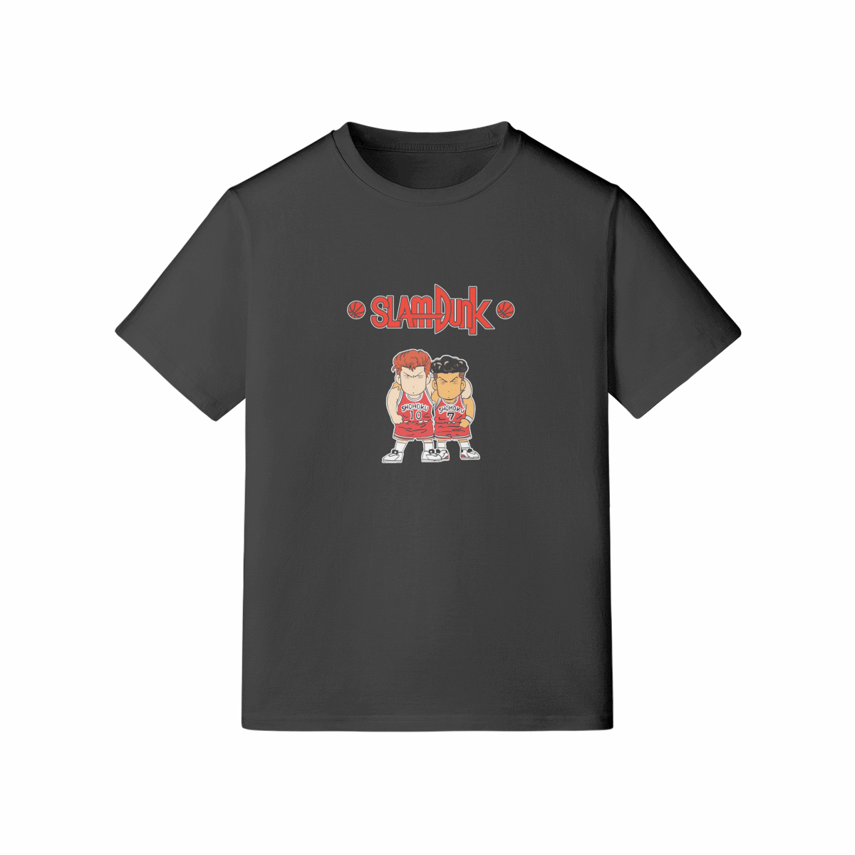 Hanamichi & Ryota Chibis x Slam Dunk - Standard T-Shirts (Front)