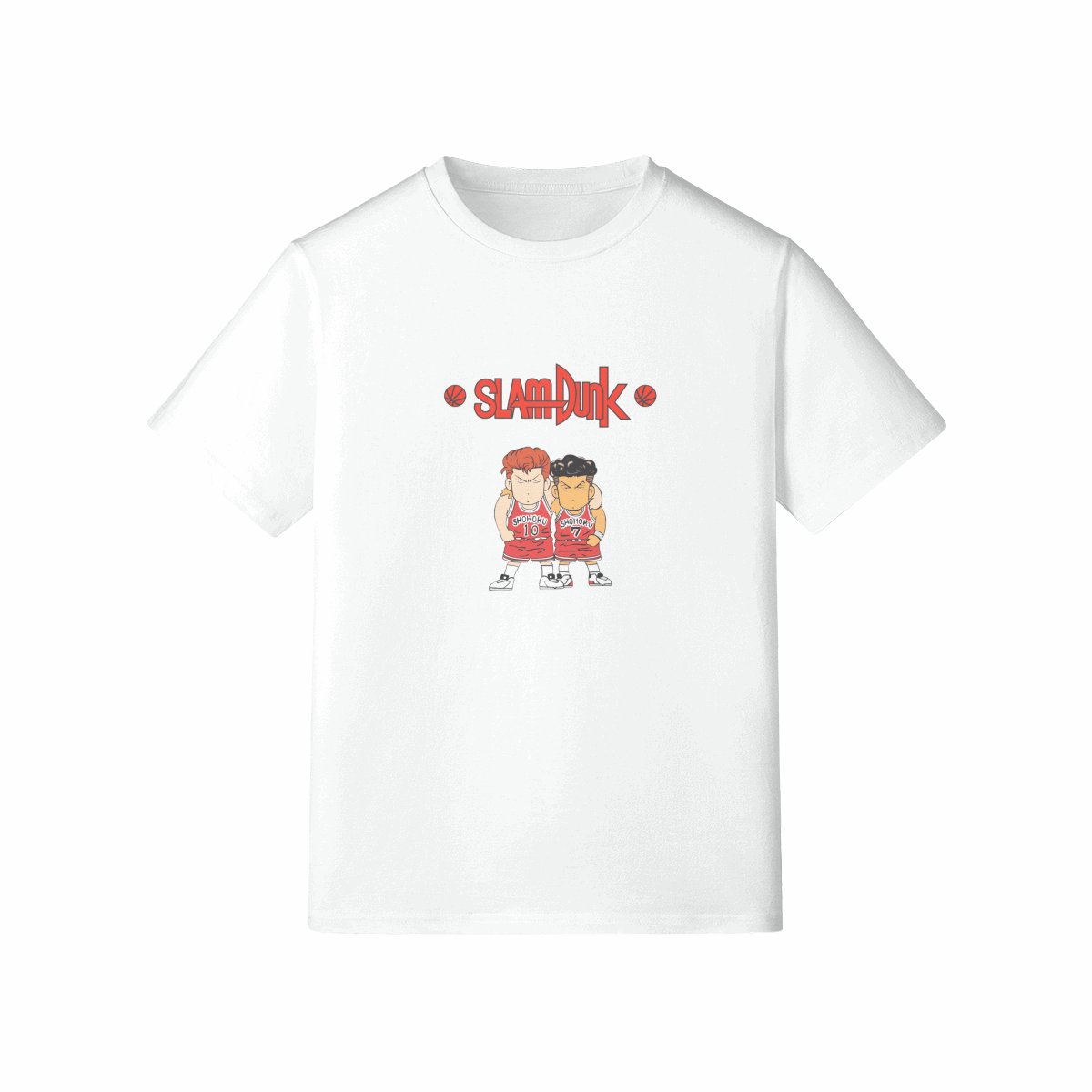 Hanamichi & Ryota Chibis x Slam Dunk - Standard T-Shirts (Front)