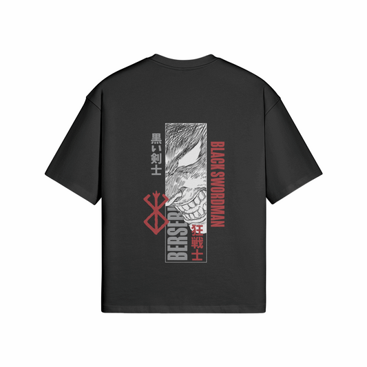 Guts the Black Swordsman x Berserk - Premium Oversized T-Shirt (Front & Back)