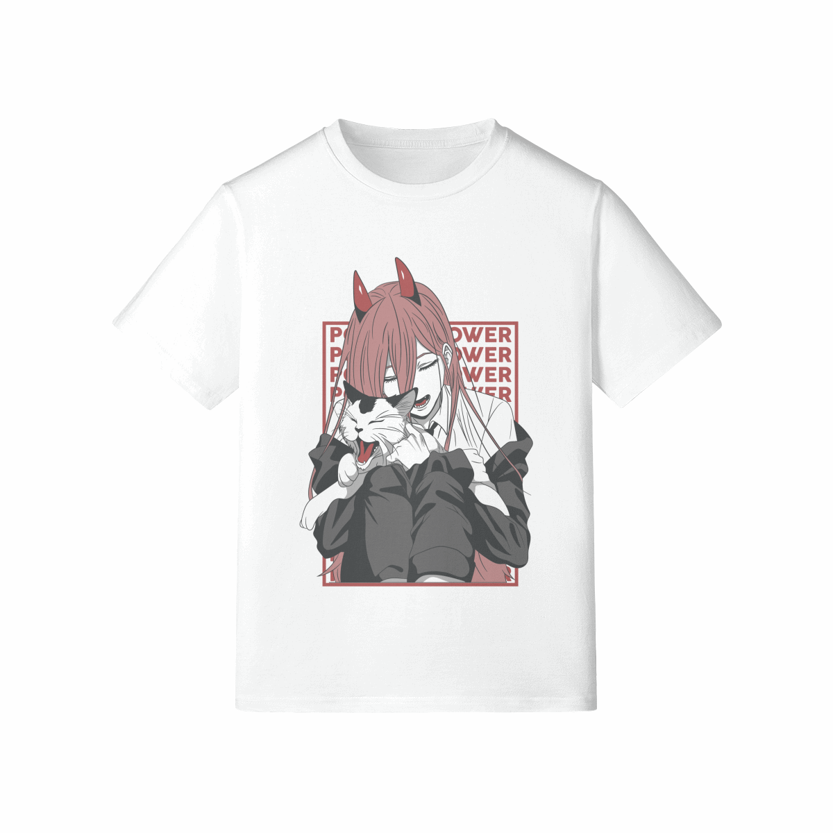 Power & Cat x Chainsaw Man - Standard T-Shirt (Front)