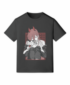 Power & Cat x Chainsaw Man - Standard T-Shirt (Front)