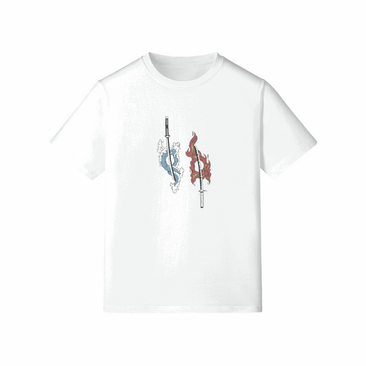 Fire & Water Katana x Demon Slayer - Standard T-Shirt (Front)