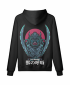 Beast breathing x Demon Slayer - Oversized Hoodie (Front & Back)