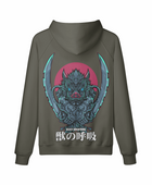 Beast breathing x Demon Slayer - Oversized Hoodie (Front & Back)