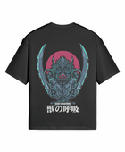 Beast breathing x Demon Slayer - Premium Oversized T-Shirt (Front&Back