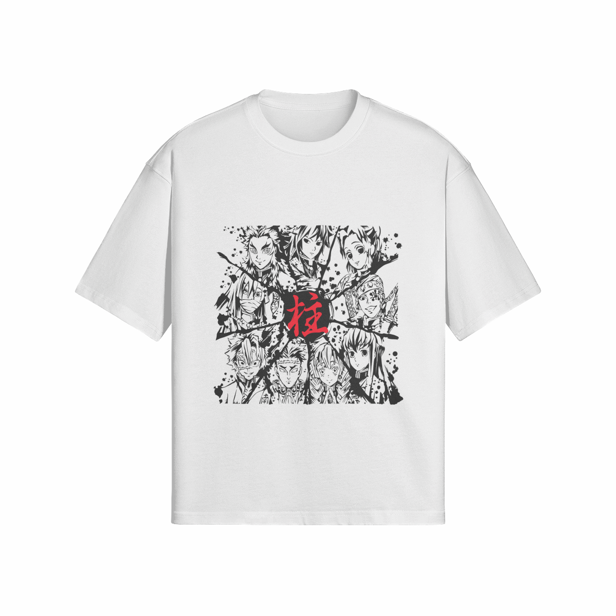 Hashira x Demon Slayer - Premium Oversized T-Shirt (Front)