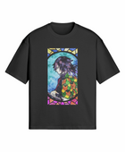 the holy giyuu x Demon Slayer - Premium Oversized T-Shirt (Front)