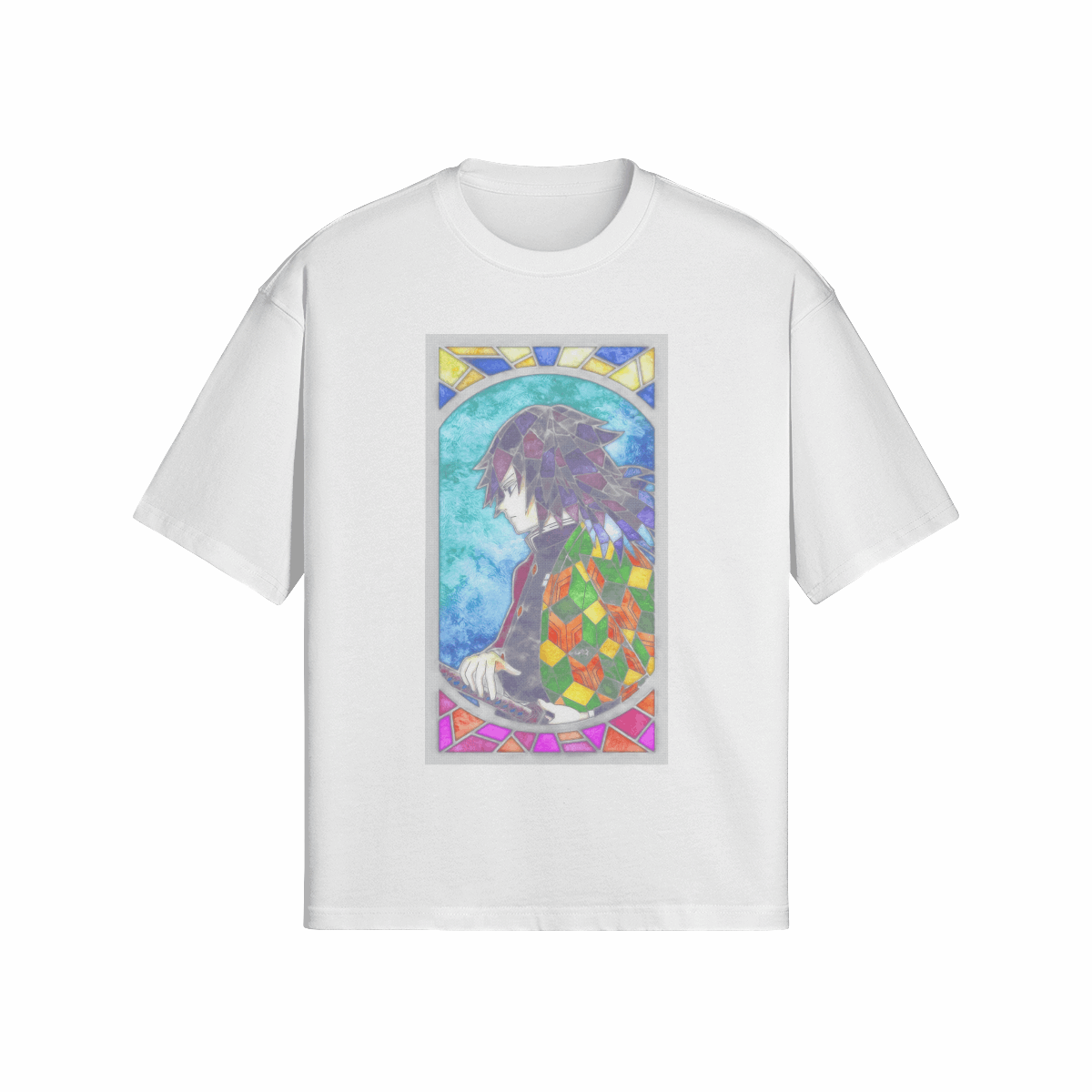 the holy giyuu x Demon Slayer - Premium Oversized T-Shirt (Front)