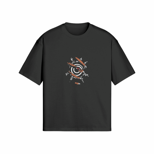 Kyubi x Naruto - Premium Oversized T-Shirt (Front & Back)