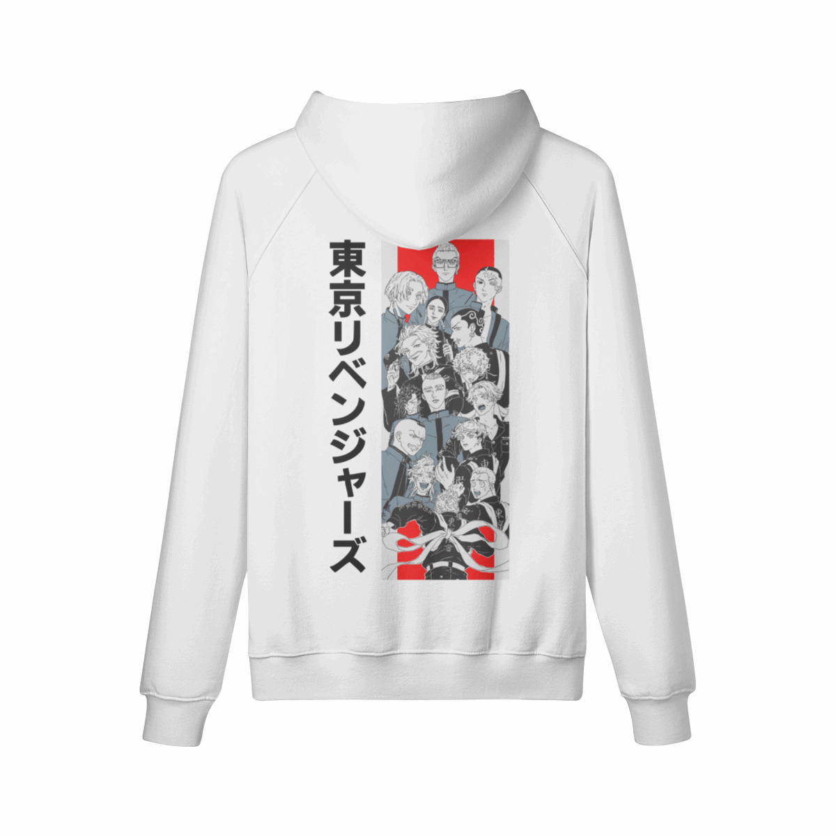 The Gangs x Tokyo Revenger - Oversized Hoodie (Back)