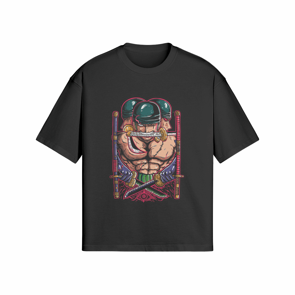 Ashura x One Piece - Premium Oversized T-Shirt (Front)