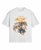 Fire Fist Ace x One Piece - Premium Oversized T-Shirt (Front)