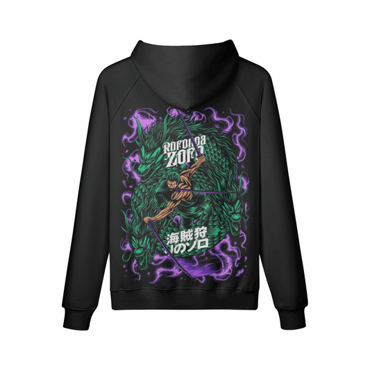 Roronoa Zoro x One Piece - Oversized Hoodie (Front &Back)