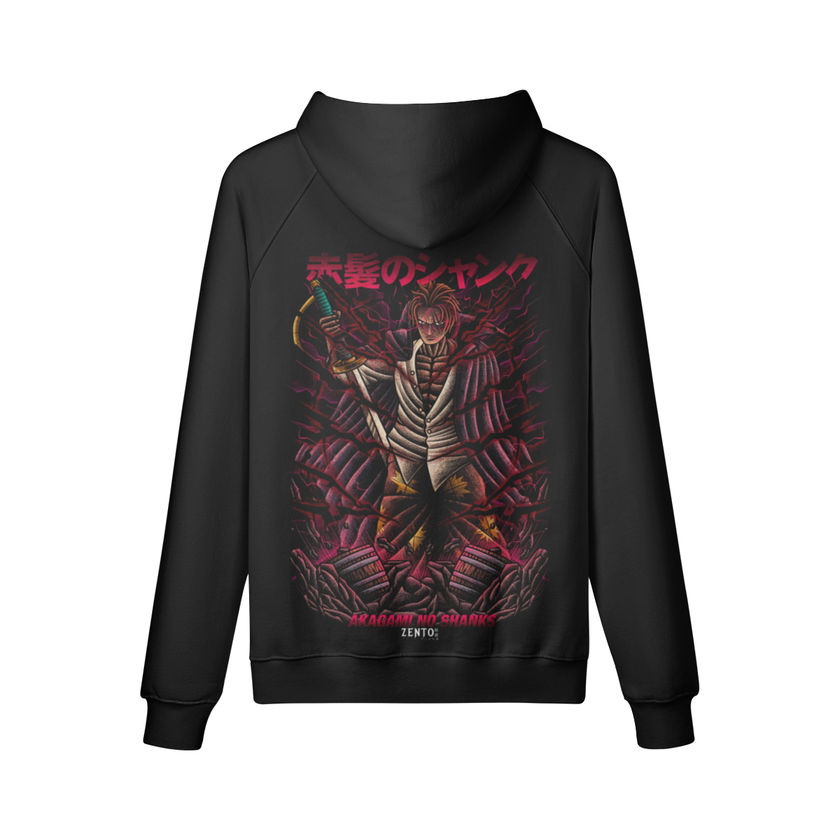 Akagami no Shanks x Hoodie (Front & Back)