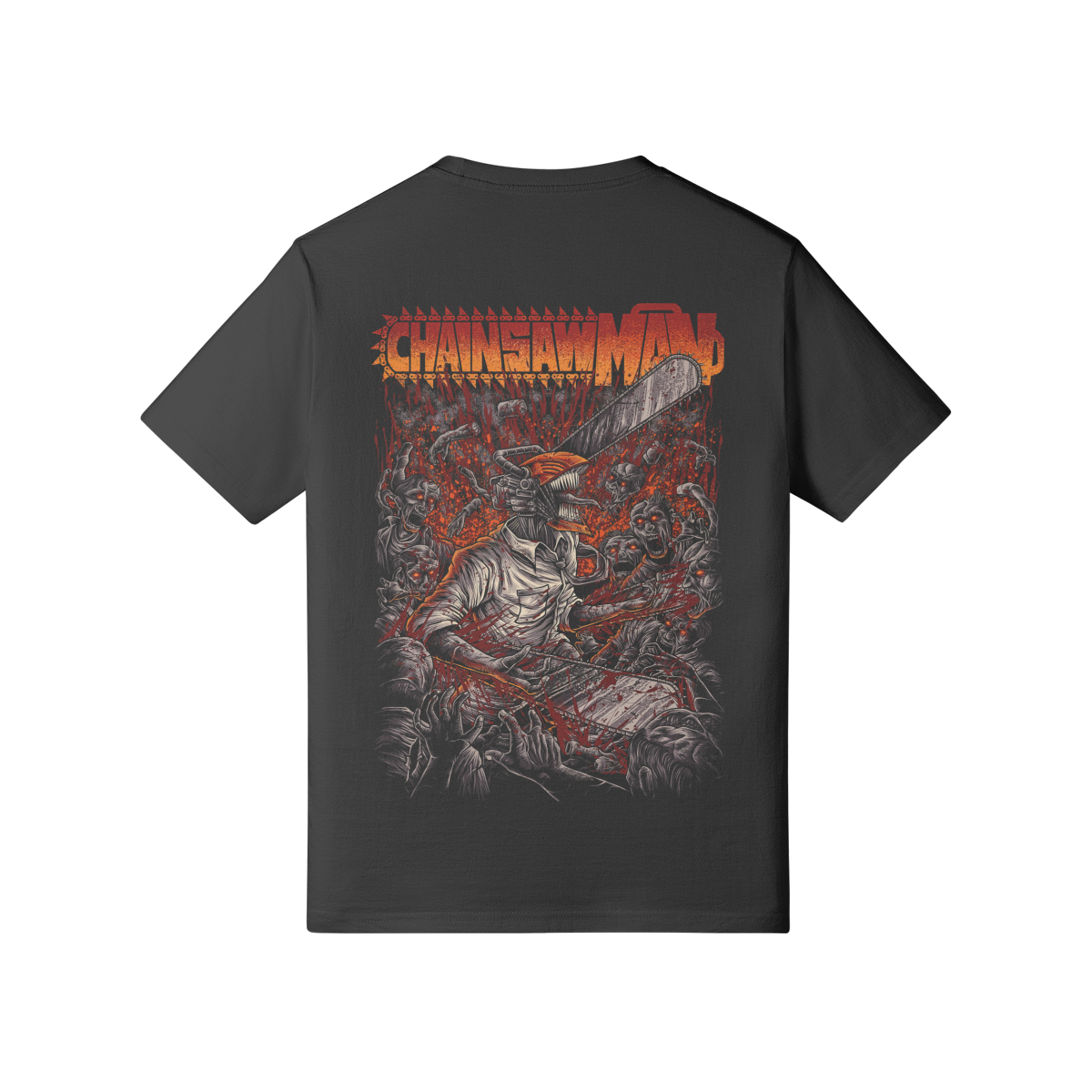 Chainsaw Man Zombies x T-Shirt (Front & Back)