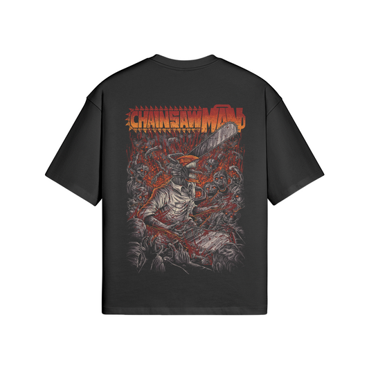 Chainsaw Man Zombies x Oversized T-Shirt (Front & Back)