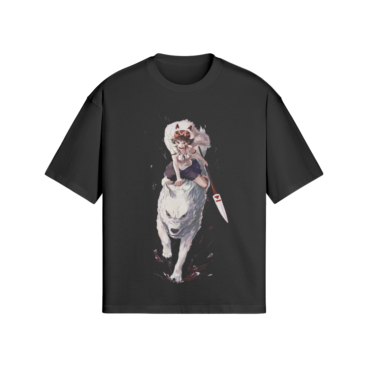 Prinzessin Mononoke & Moro x Oversized T-Shirt (Front)