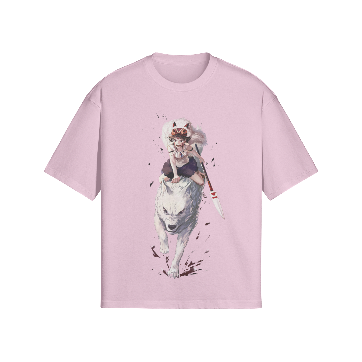 Prinzessin Mononoke & Moro x Oversized T-Shirt (Front)