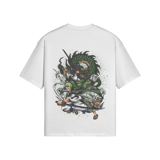 Dragon Zoro x Oversized T-Shirt (Front & Back)